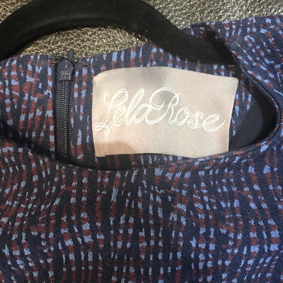 Preowned Lela Rose jacquard seamed midi dress - Picture 4 of 8